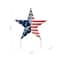 Glitzhome® 30.75" Metal Patriotic Yard Stake Décor